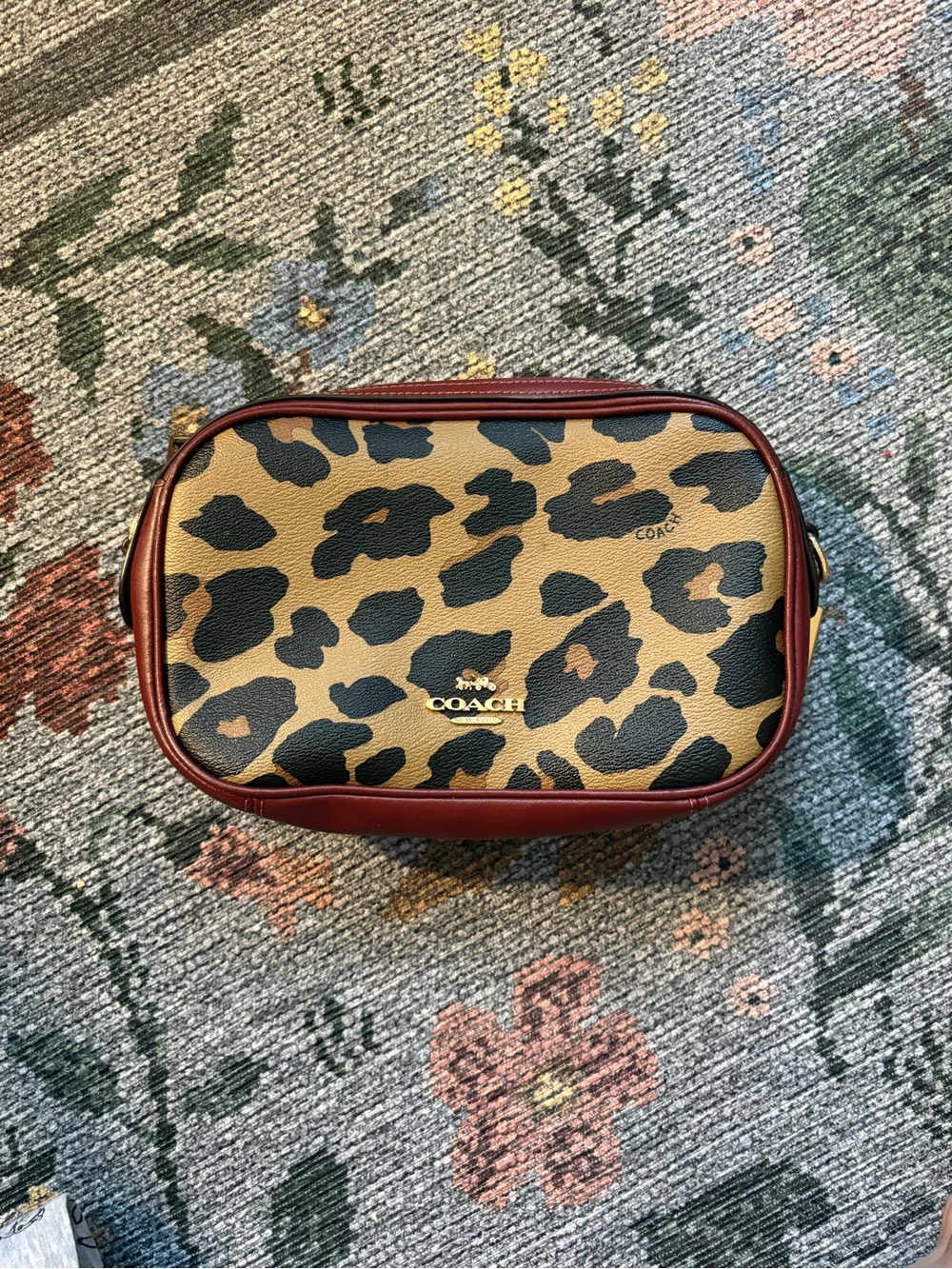 Coach Crossbody Isla Animal Print Purse